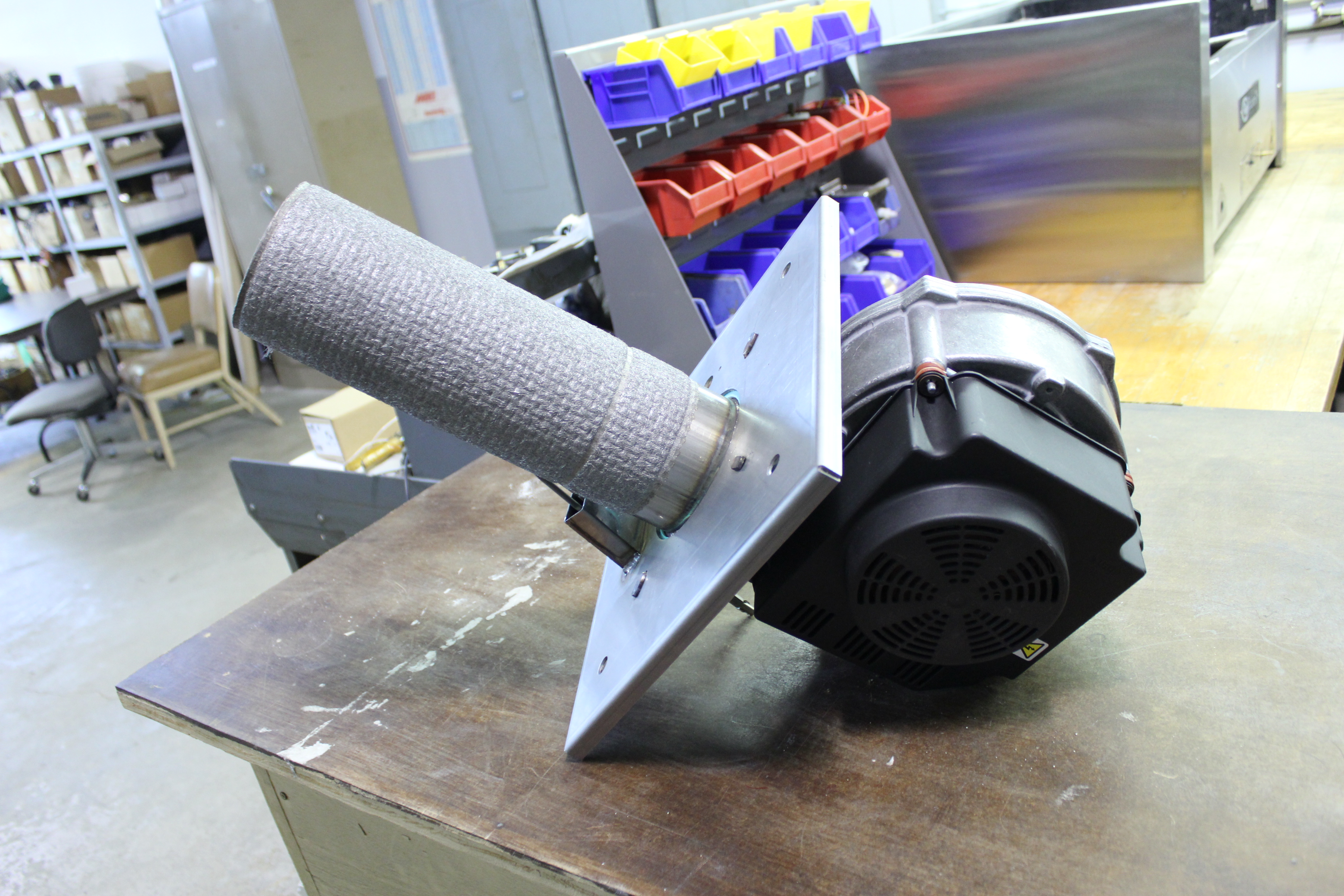 Cylindrical Metal Burner Application Example 2